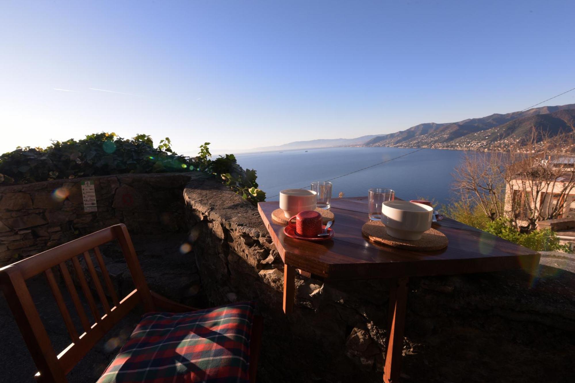 Hikers' Nest With Sea View Apartment San Rocco  Exterior photo